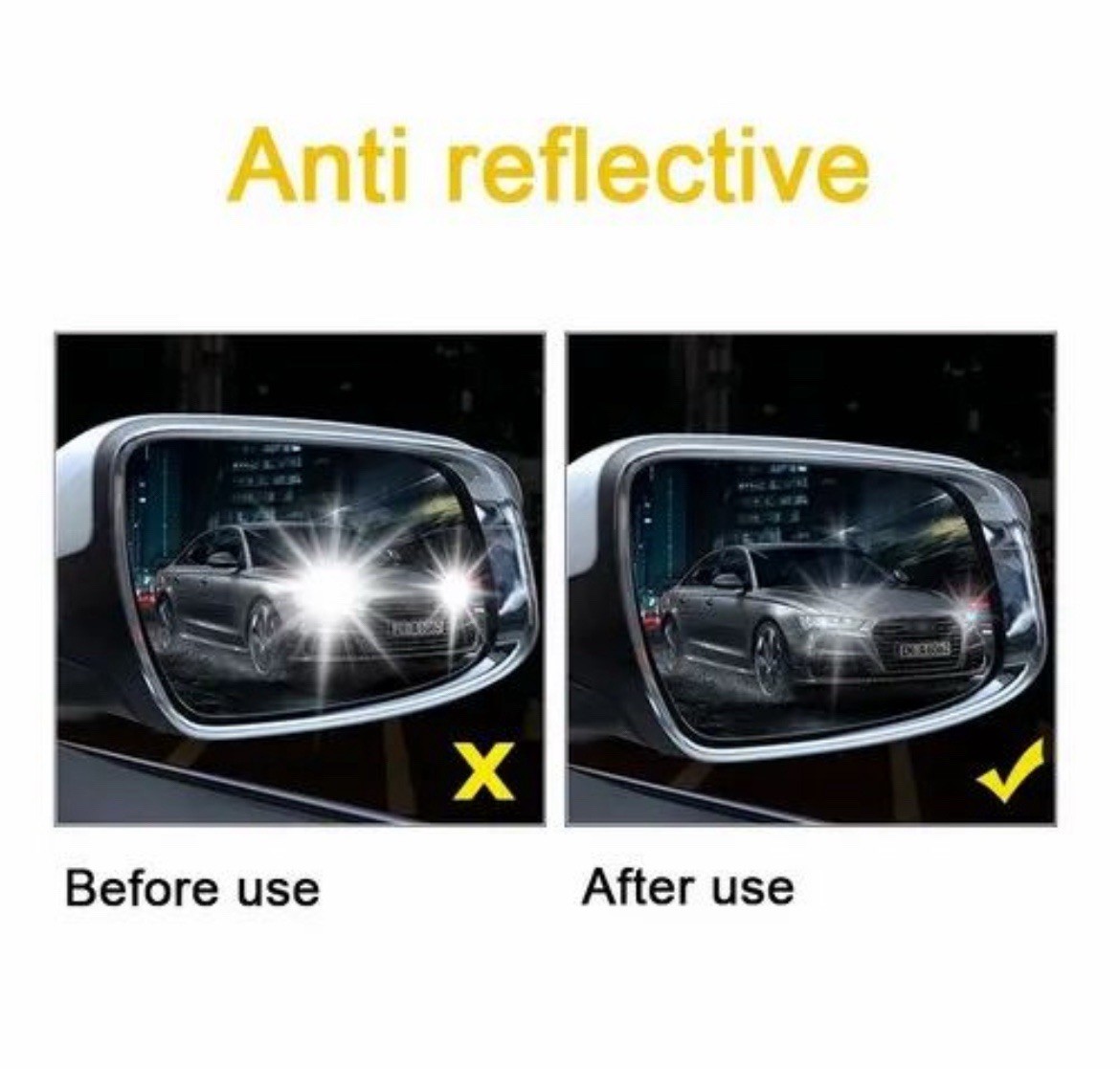 Universal Car Anti Glare Film Tint transparent for Windshield