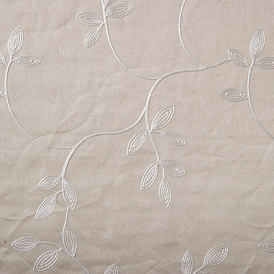 Max Blackout Mystique Blackout Curtain Panel Ivory 50×84 Rod Pocket Embroidered