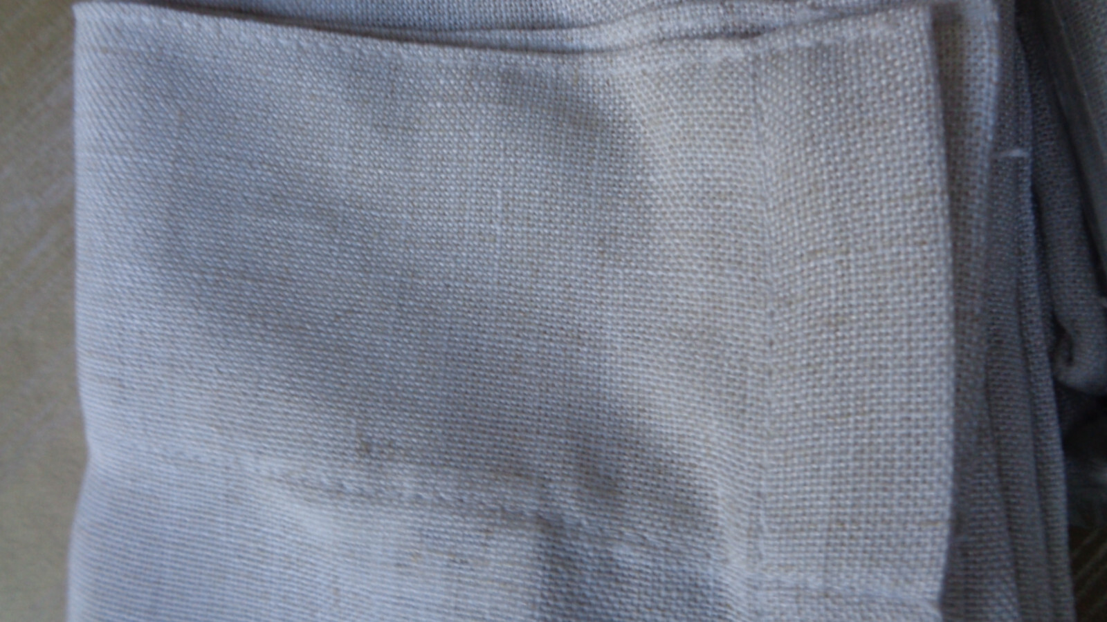 2 Home Decorators Collection Taupe Back Tab 84″ x 50″ Drapery Panels linen NEW
