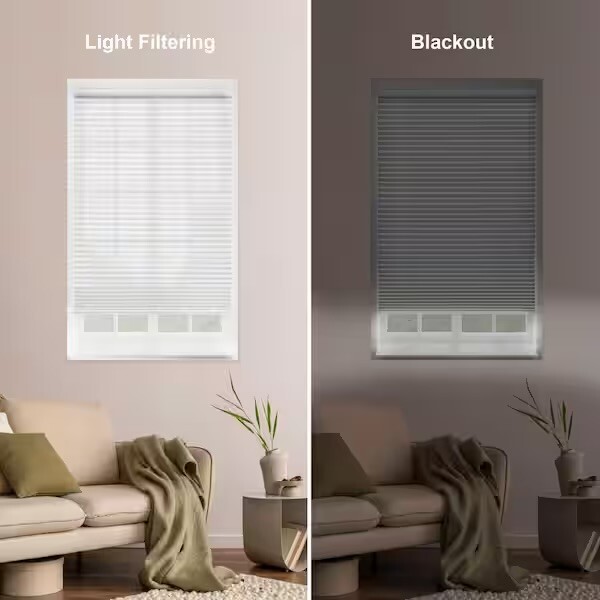 HDC Cordless Blackout Cellular 23″ W x 72″ L Shade in Mocha, NEW