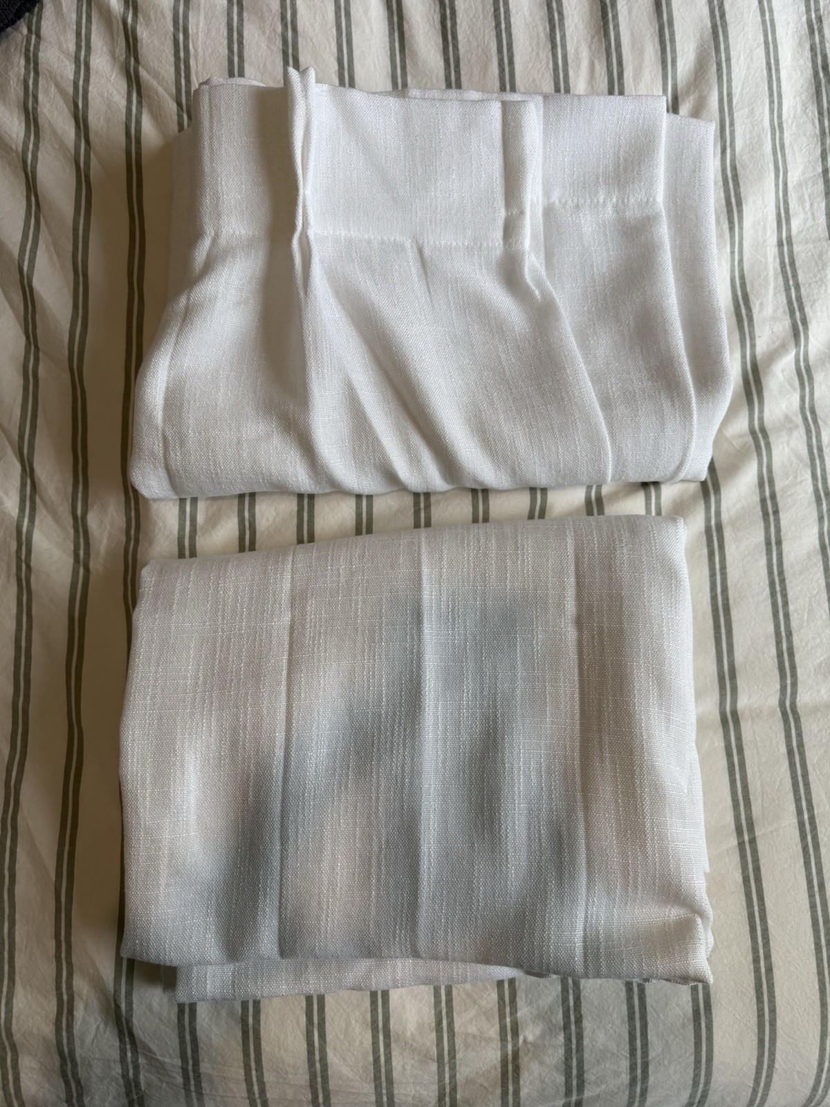 White Light Filtering Curtain Panels (a pair) 40×90