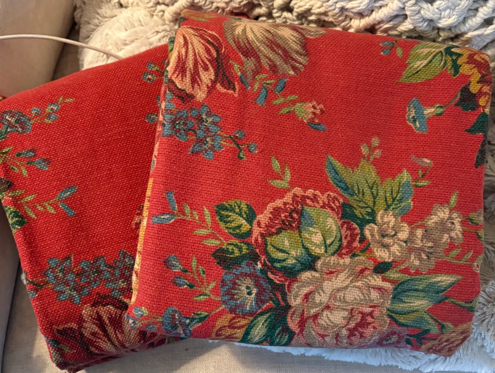 RARE RALPH LAUREN HOME AYLESBURY ROD POCKET DRAPES (2 PANELS)