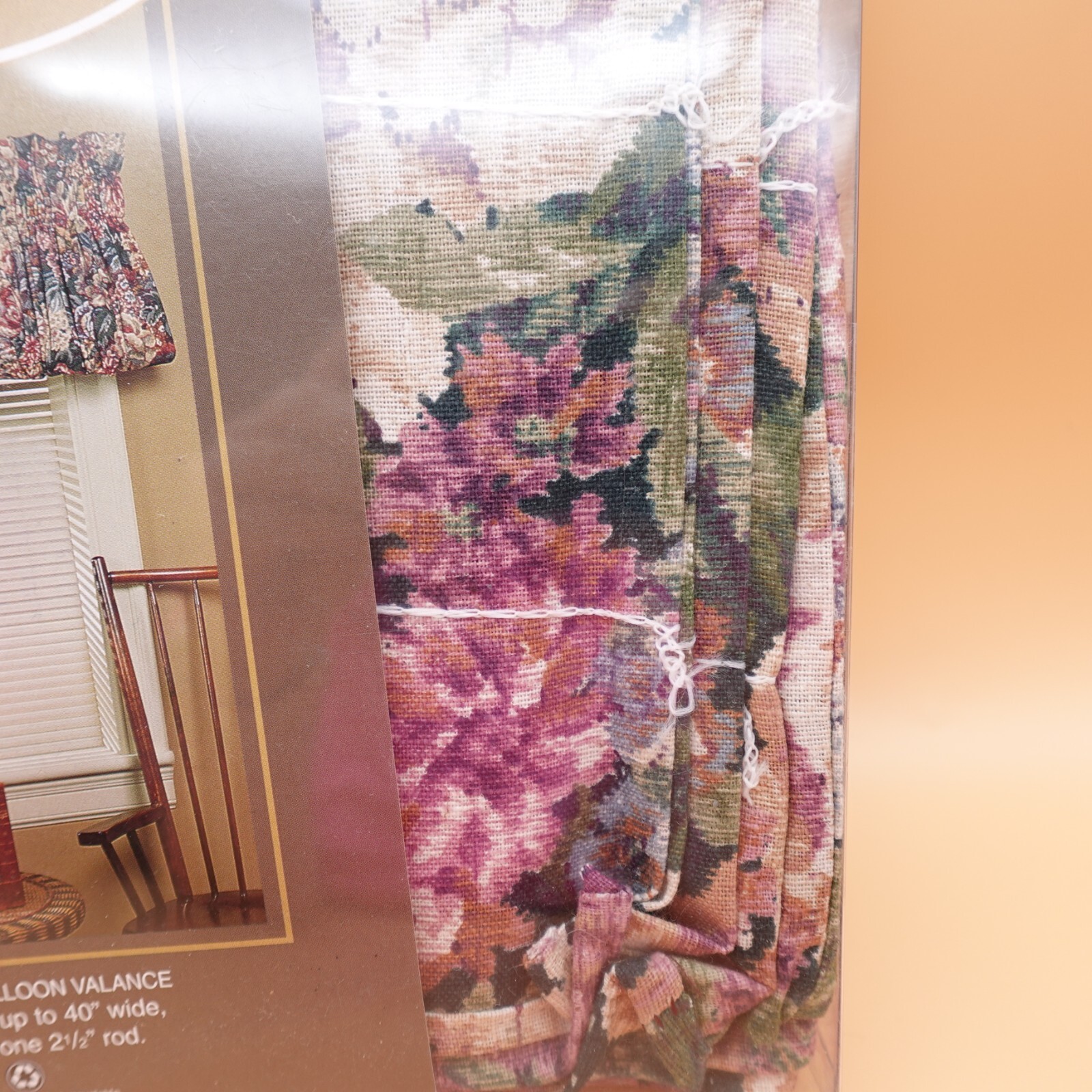 Tapestry Balloon Valance Hunter The Curtain Collection 84×17 inches 40 in Window