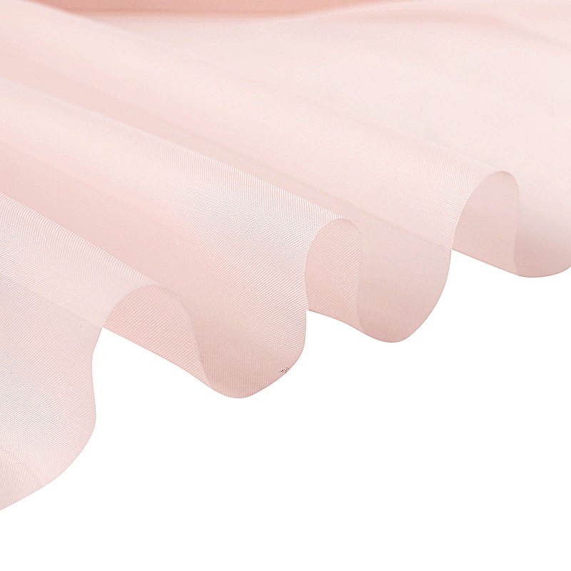 5ft x 32ft BLUSH Premium Chiffon Sheer Backdrop CURTAIN PANEL Drape Party Events