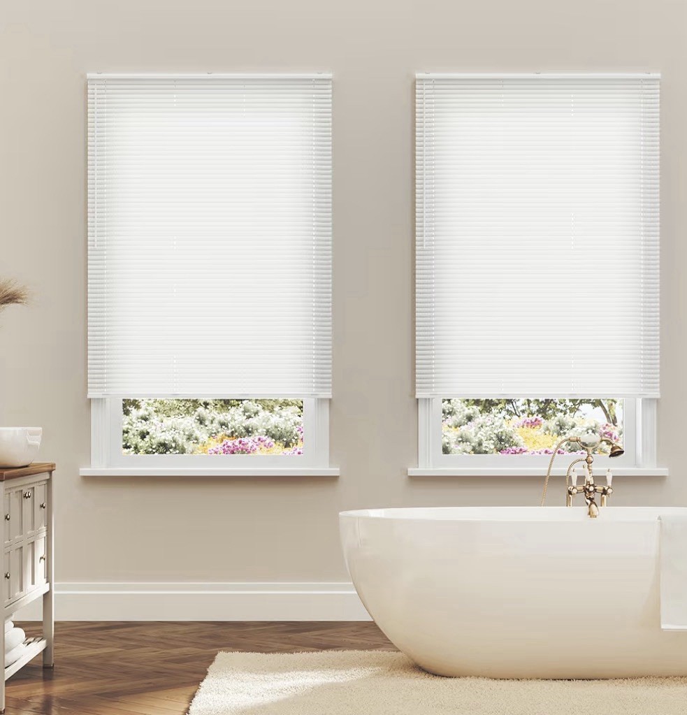 Lumino Cordless Aluminum Blinds – 33.5″ Wide (Fits 34″ Window)