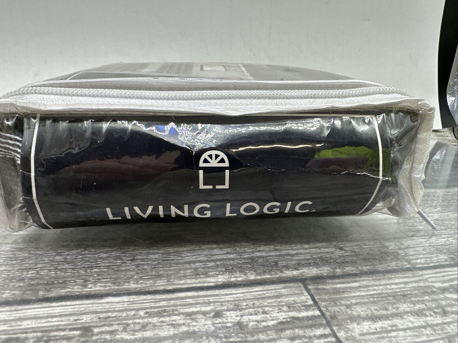 84” X 50”charcoal Light Filtering Grommet Single Curtain Panel Living Logic{E8}