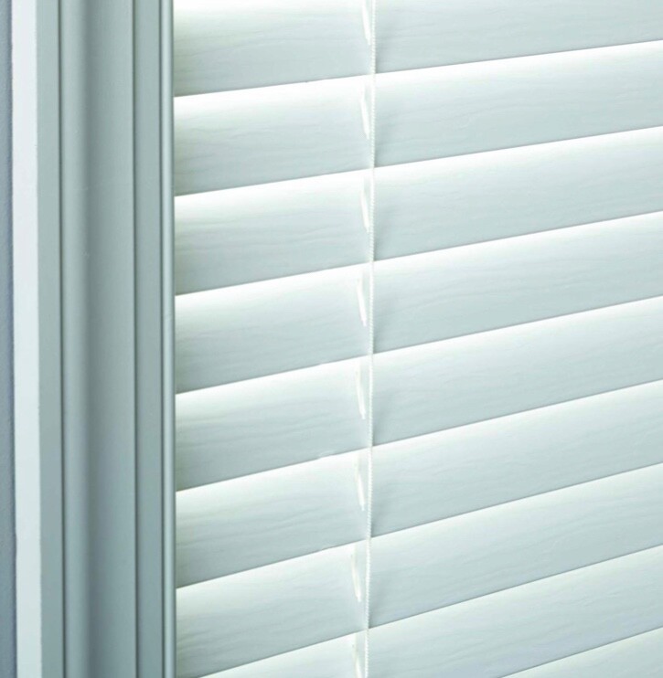 Home Decorators White 2-1/2 in. Premium Faux Wood Blind – 41” widthX 64” length 