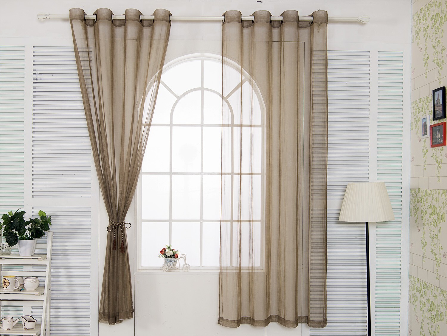 Faraday shielding light-transmitting curtain EMF & RF Protection 1 Panel