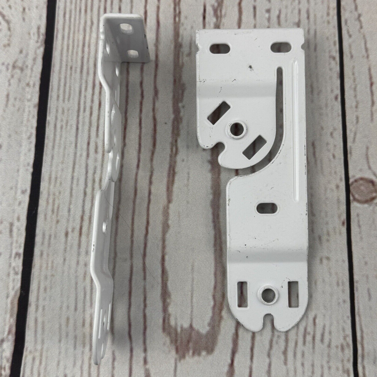 RollEase Double Vertical Skyline Brackets Set SLB660DBVW for Dual Shades – White
