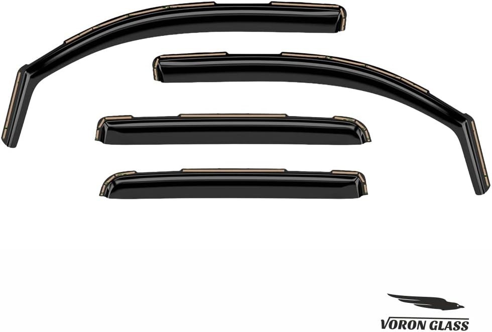 Glass in-Channel Extra Durable Rain Guards For Silverado 14-18 1500/2500/3500