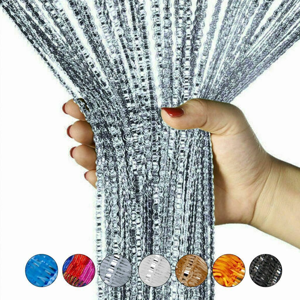 2025 Glitter String Door Curtain Room Divider Fringe Tassel Crystal Panel