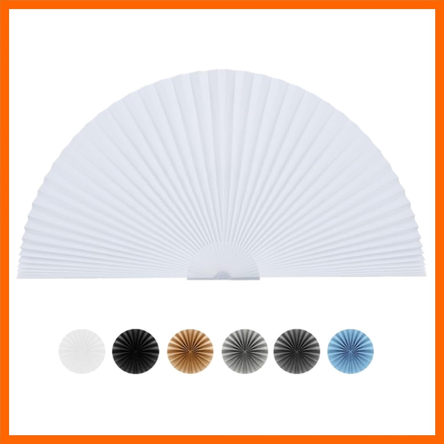 Arch Window Shade Radius 24 inch Half Circle Arched Non-Woven Stick on Cut to…