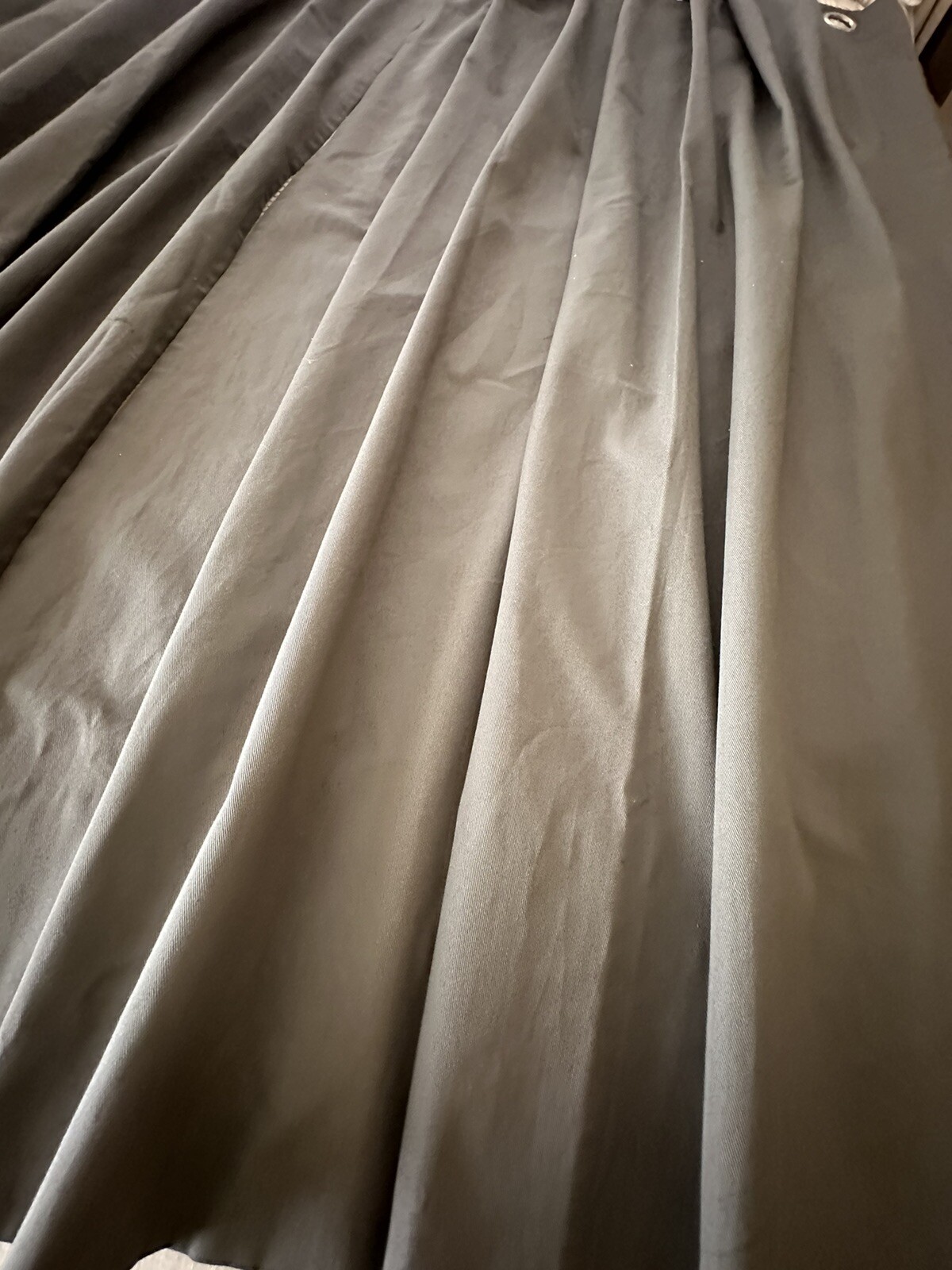 IKEA Merete Curtains Pair Room Darkening Dark Gray 57”W X 65”L Grommets