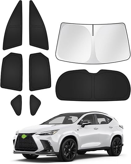 Window Shades 8PCS for Accessories Car Lexus NX300h/NX300/NX200t 2015-2021