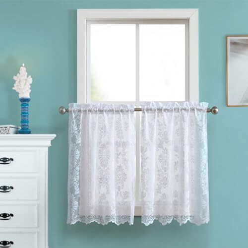 Pair of 30 Inches Wide x 36 Inches Long 2 Tier Panels: 30″ x 36″ Each White