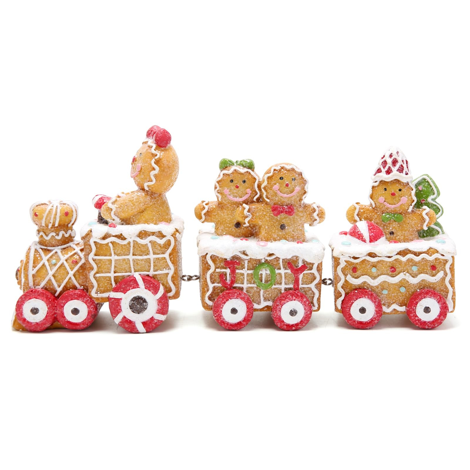 Christmas Decorations Indoor Home Decor Christmas Gingerbread Man Small Train…