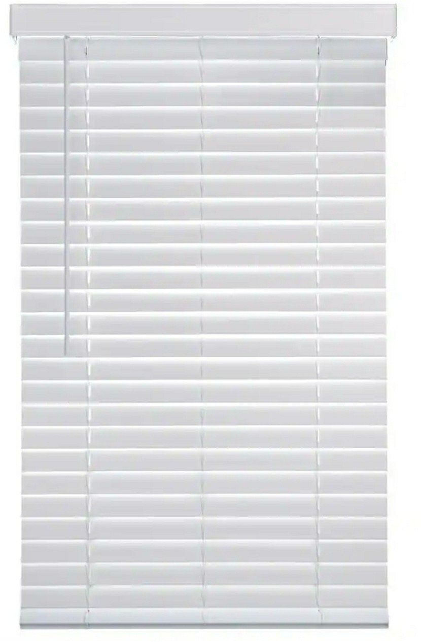Bali Faux Wood Blinds 31-35 7/8×48-53 7/8in (White) x2 Included