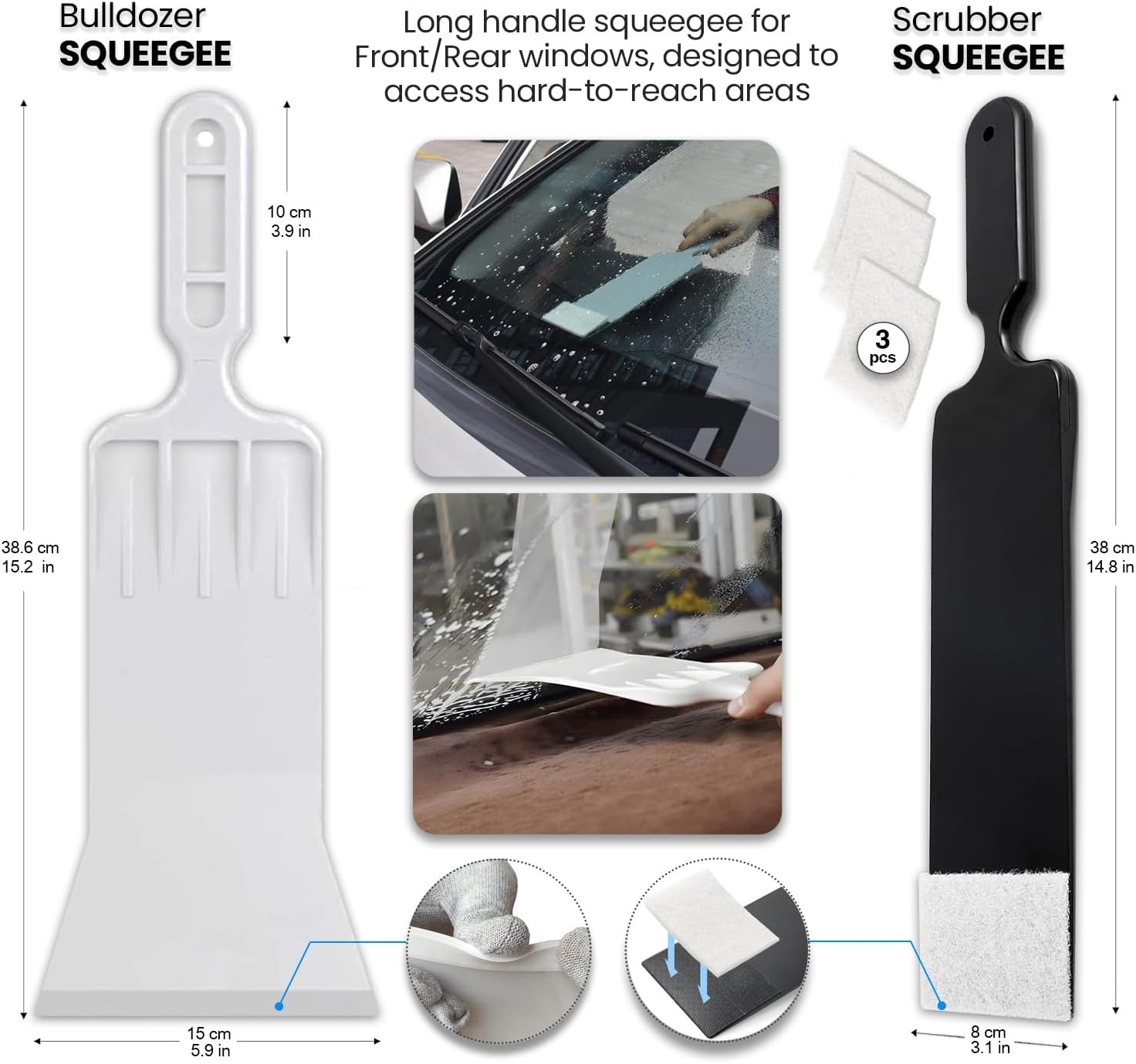 Car Window Tint Tool Kit Squeegee Wrap Set