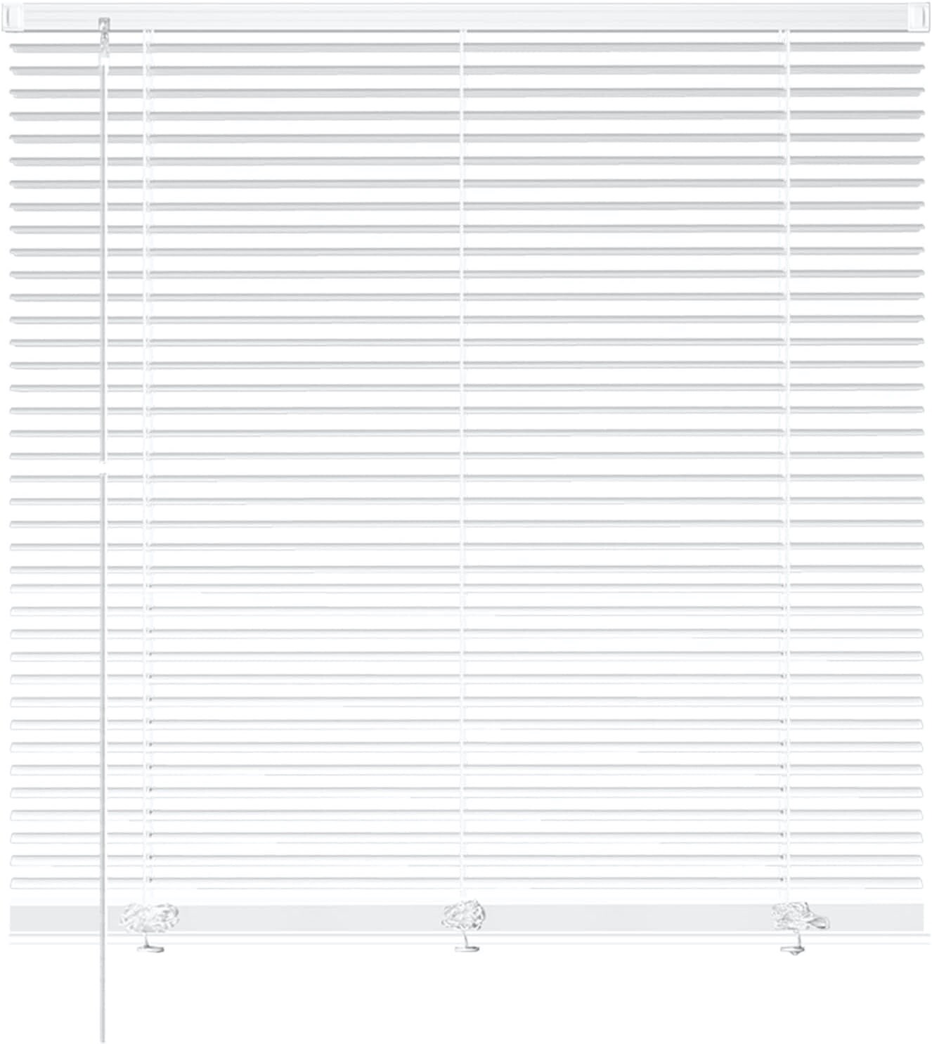 Mini Blinds for Windows Cordless Vinyl Venetian Blinds Anti-UV Waterproof shades