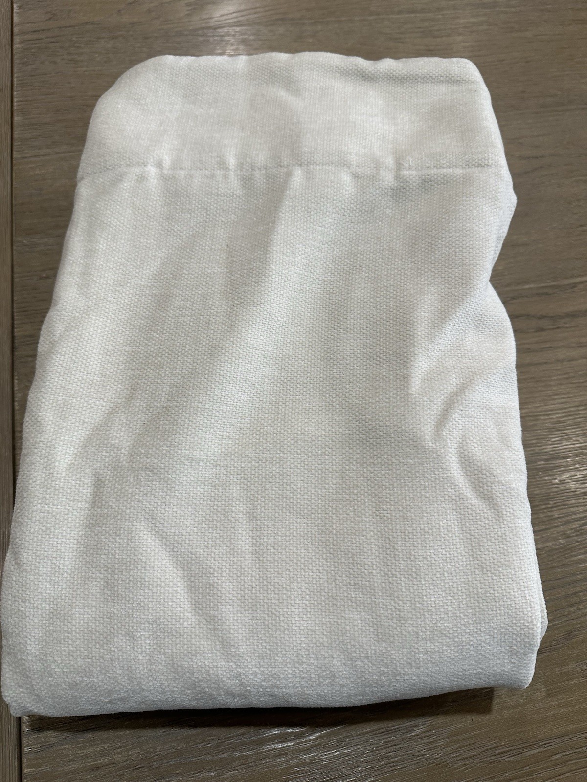 West Elm Worn Velvet Curtain 1 panel 48×84″ Alabaster