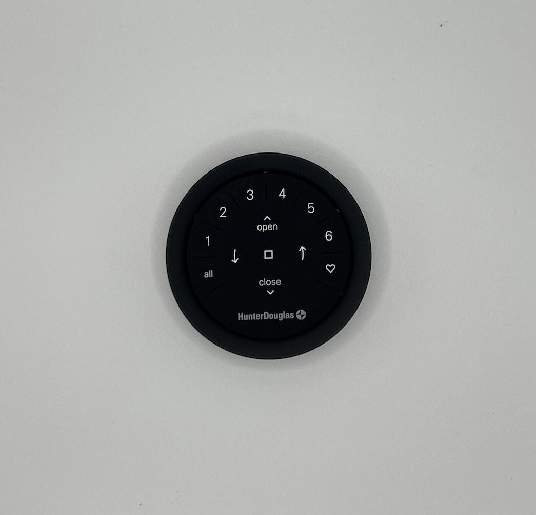Hunter Douglas Pebble Surface Wall Mount Black NEW Remote Holder Only—Powerview