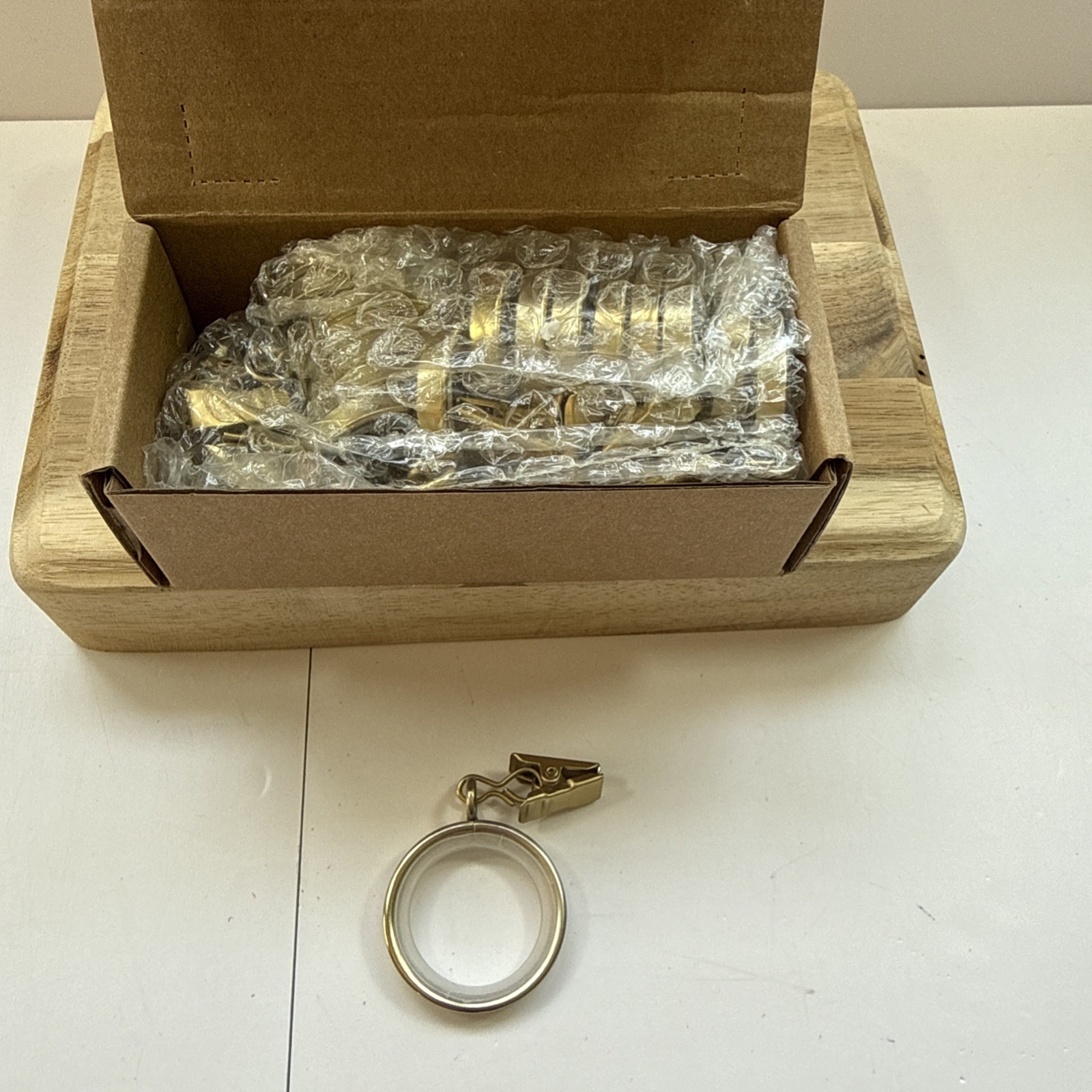 Cambria Designer Series Easy Glide Clip Rings Metal Rings w Nylon Insert 18 Pack
