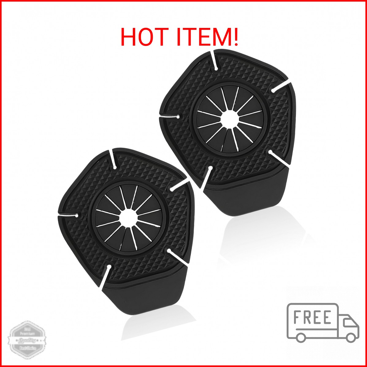 2PCS Car Wiper Arm Hole Protection Pad, Silicone Windshield Wiper Arm Hole Prote