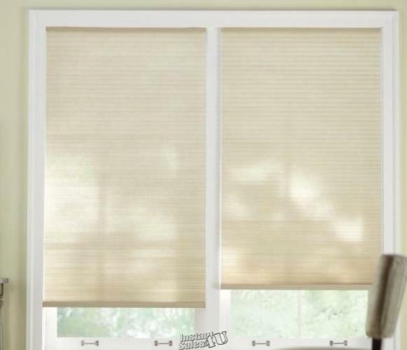 HDC-Sahara Cordless Light Filtering Cellular Shade – 48 in. W x 48 in. L