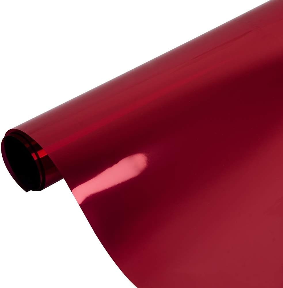 Privacy Daytime Window Film 35.4″x78.7″ Red