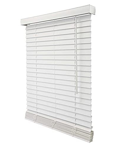 CHICOLOGY Faux Wood Blinds , Window Blinds , Wood Blinds , Window Shades , Windo