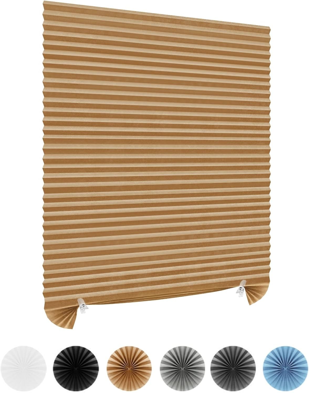 Window Blinds Cordless No Drill Cut to Size Clip On Stick On Self Adhesive