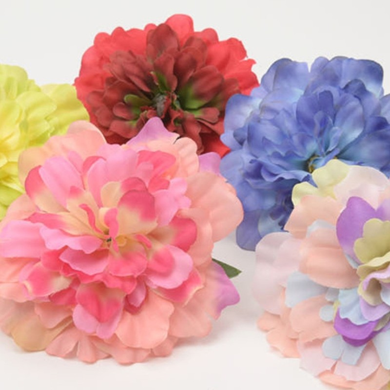 Artificial Flower Curtain Clips 2pcs Window Drapery Tiebacks for Home and Event