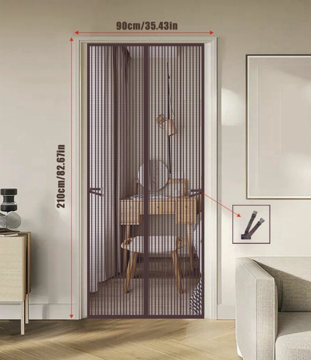 Ikstar Home Magnetic Thermal Insulated Door Curtain 39″x99″ – A2000