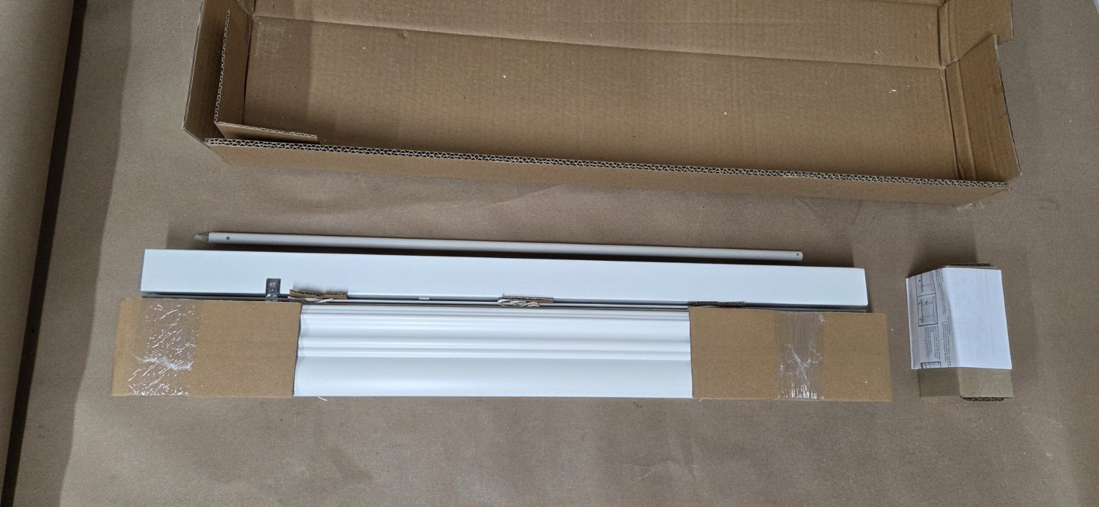 Lotus & Windoware Cordless, 2 Inch Faux Wood Blind, 28″ Wide x 36″ Long, Window