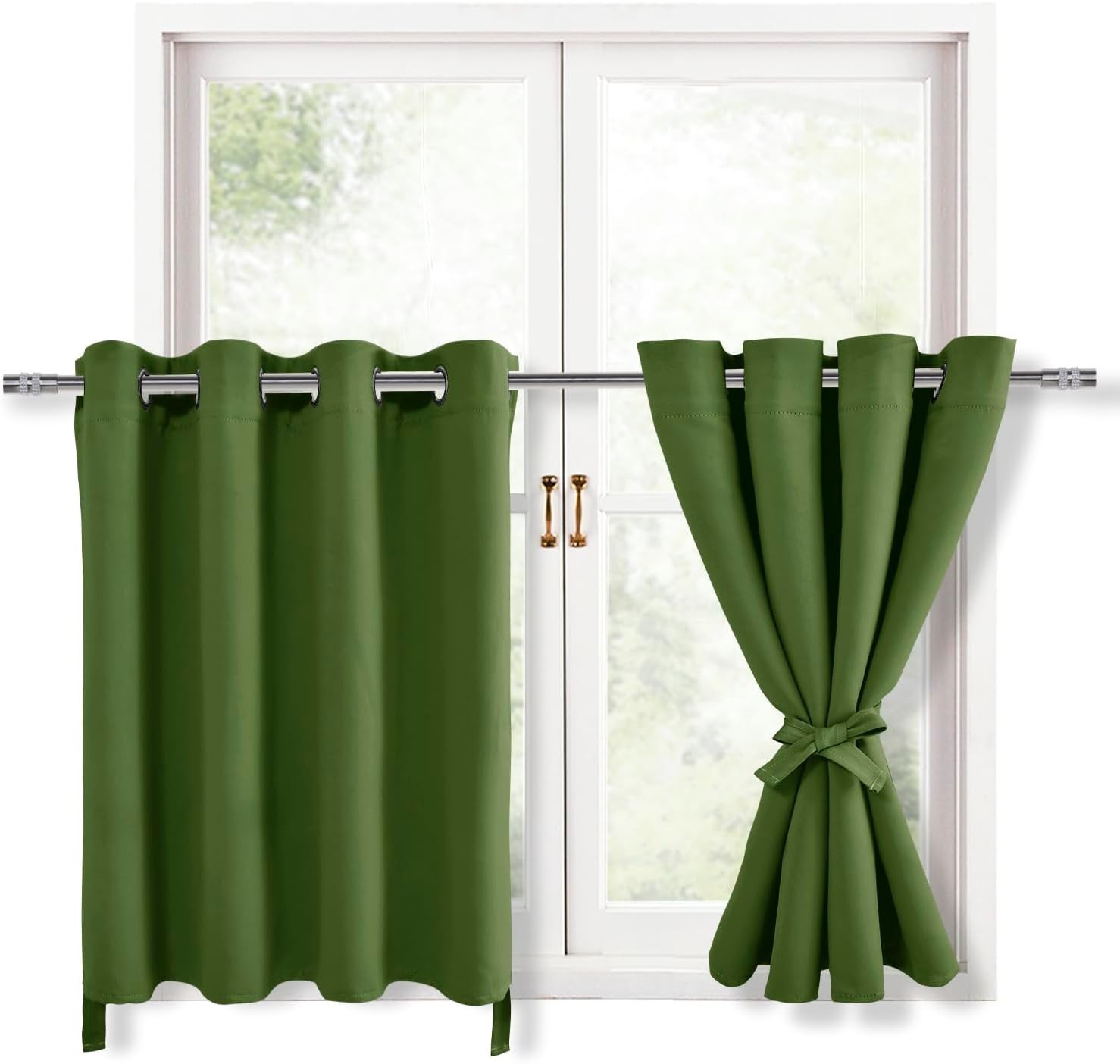 Hiasan RV Blackout Curtains for Bedroom, 52 x 30 Inches Long – Thermal Insulated