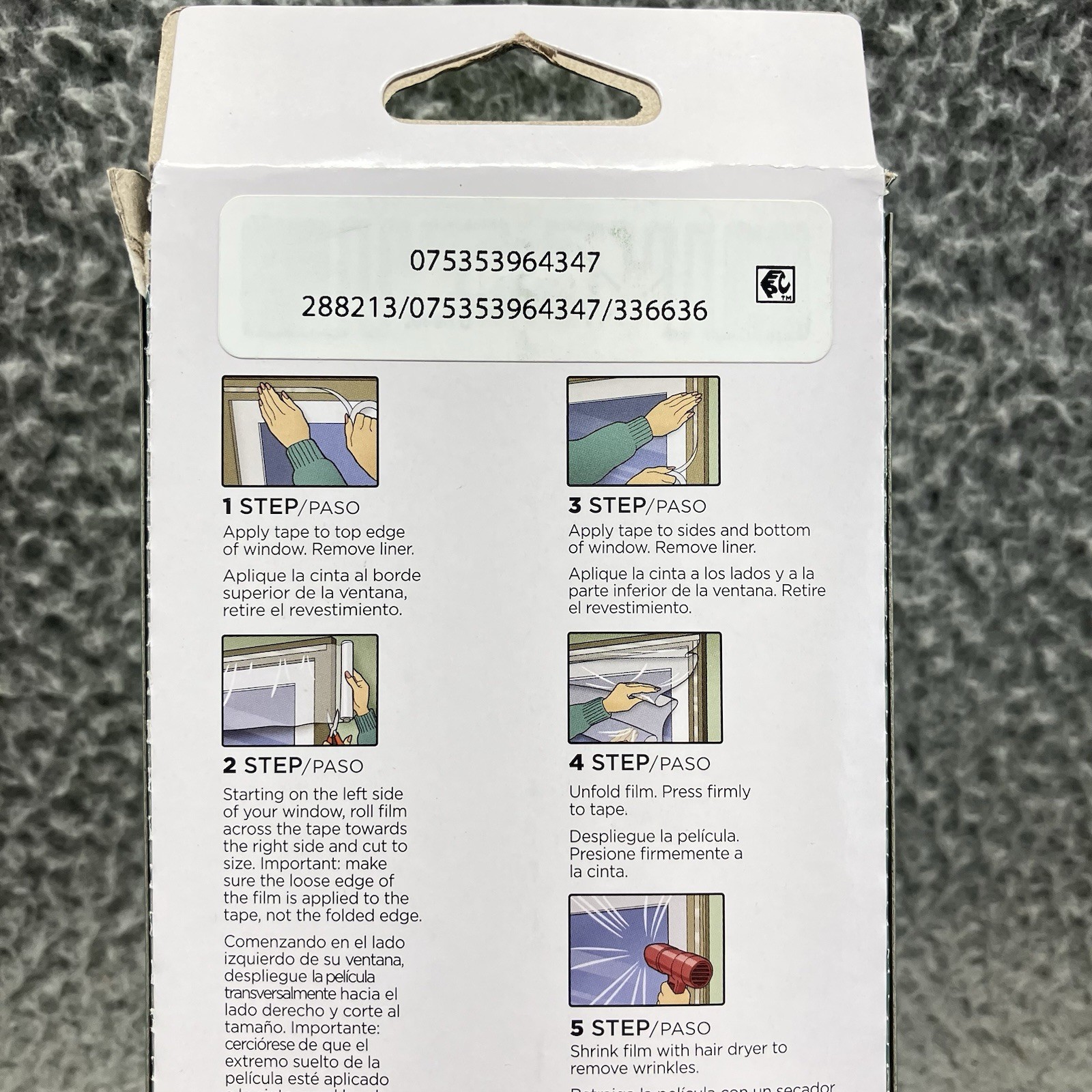 Duck 10 Window Indoor Insulation Kit 62″ x 420″ Wide Total “Box Damage” Lot Of 3