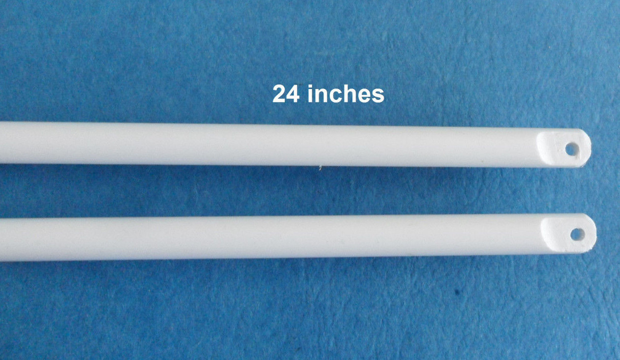 2 Pack Tilt Wand with built in wand tip For MINI BLINDS SHADES 24″ Long White