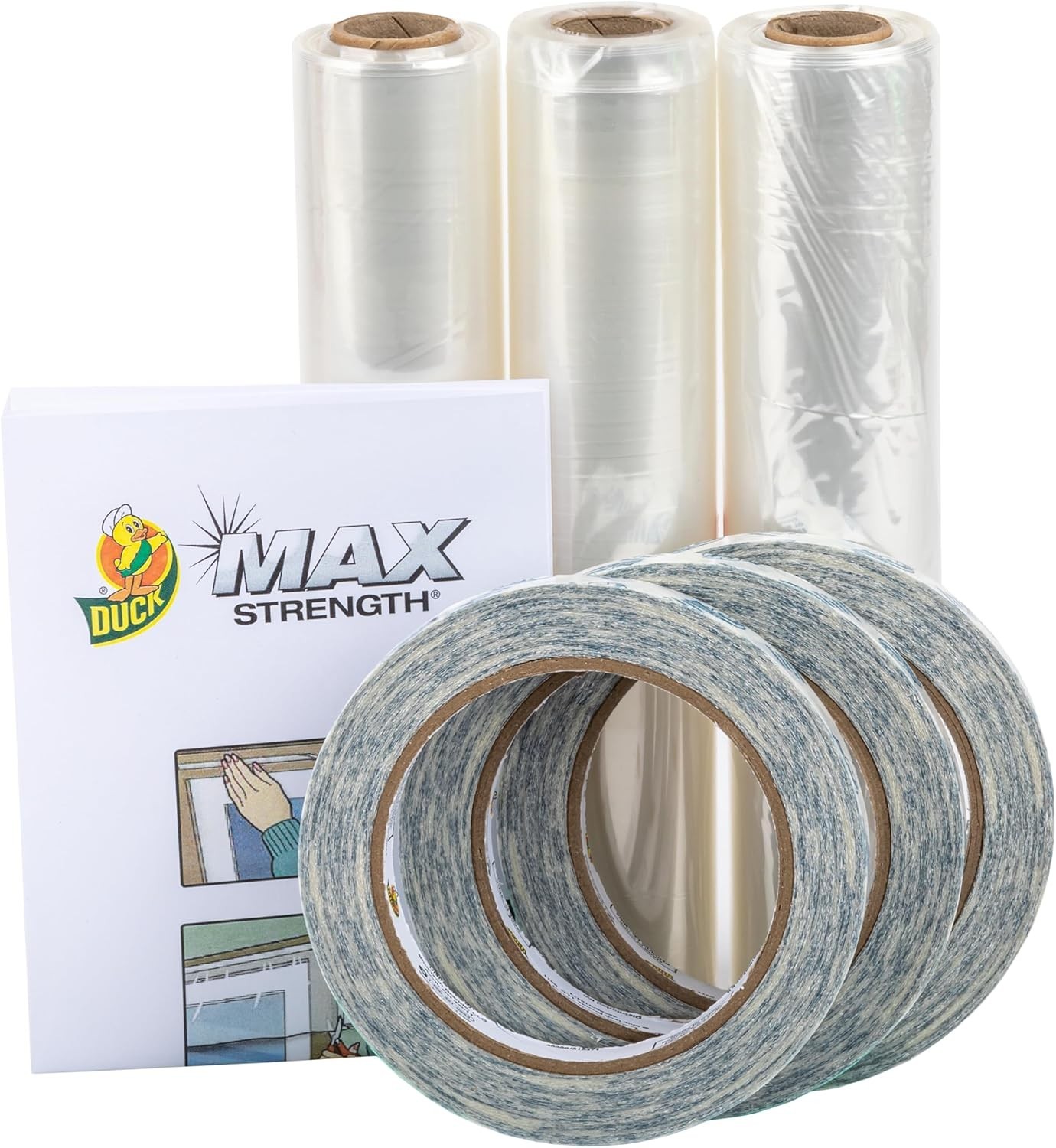 “Energy-Saving Window Seal Kit – Insulate 15 Windows with Simple Heat Shrink Fil