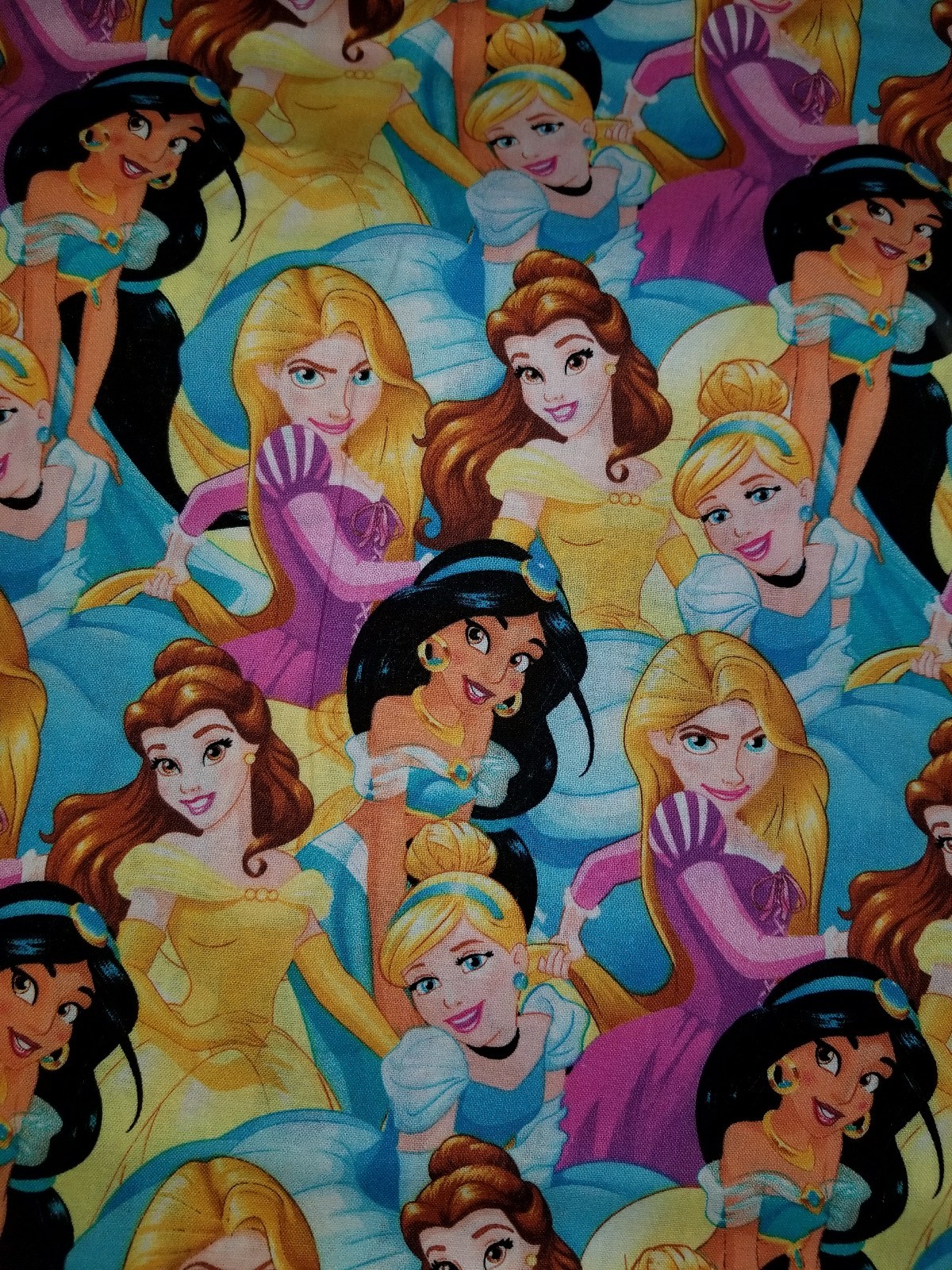LINED WINDOW VALANCE CURTAIN 42X12 DISNEY PRINCESS JASMINE CINDERELLA RAPUNZEL
