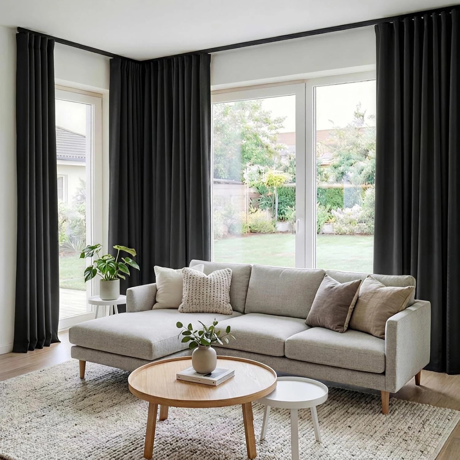 Noise Reducing Blackout Curtain Panel 100″ x 96″ – Perfect for Home or Office