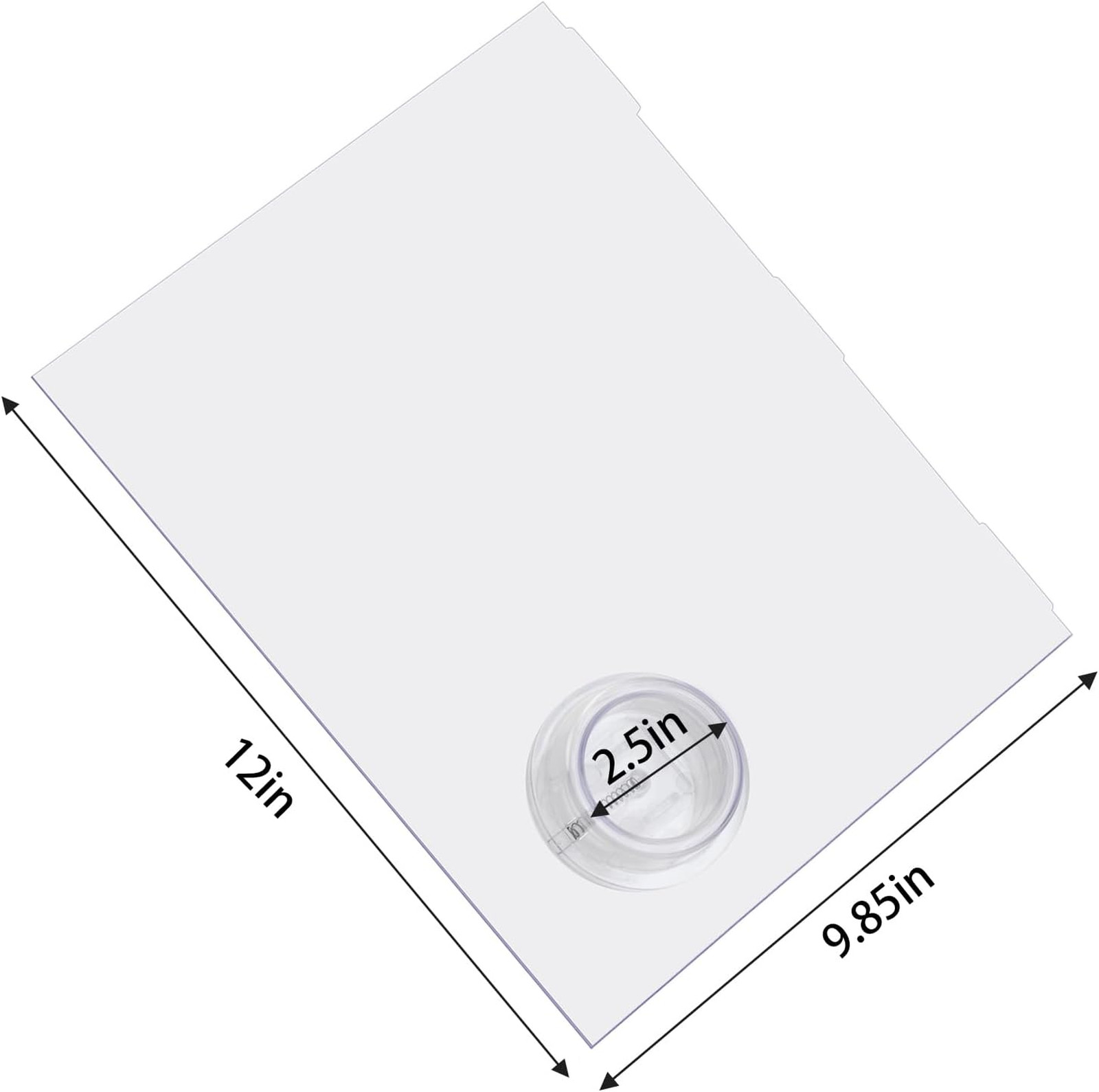 Rv Screen Door Slider Panel Acrylic Replacement Part 239061 for Right Handed