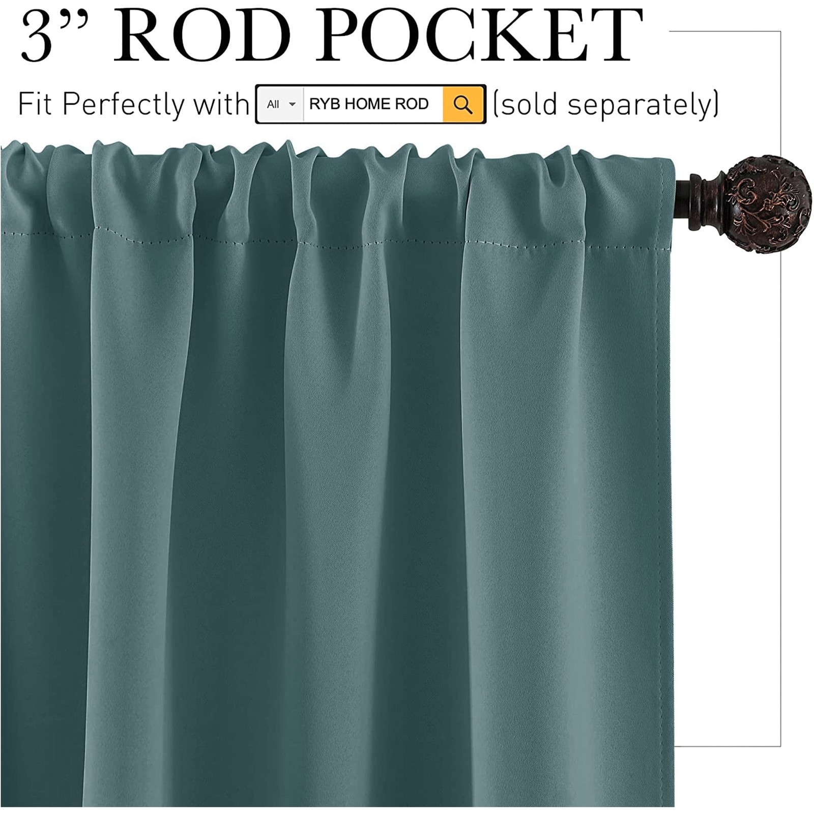 Bathroom Curtains Room Darkening Privacy Small Window Curtains for Bedroom Ki…