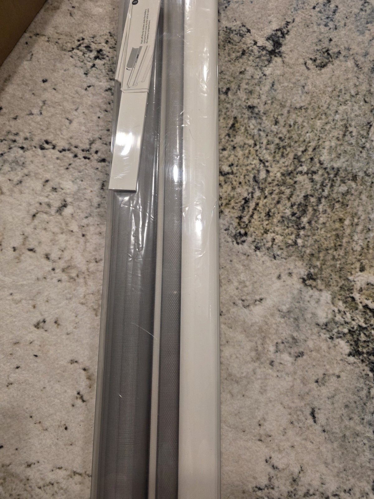 Motorized Zebra Shades 32×72 Gray Smart Blinds Alexa Google Blackout M100+