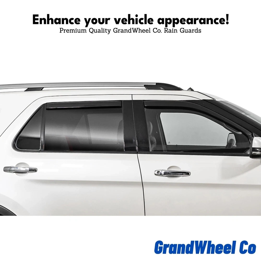 Window Deflectors Smoke Tinted in-Channel For Accord 13-17, 13-17