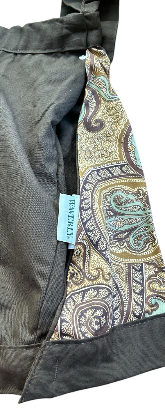 Waverly Valance Clarissa Paddock Shawl Spa Tab Top 42 x 22 New Brown Multi