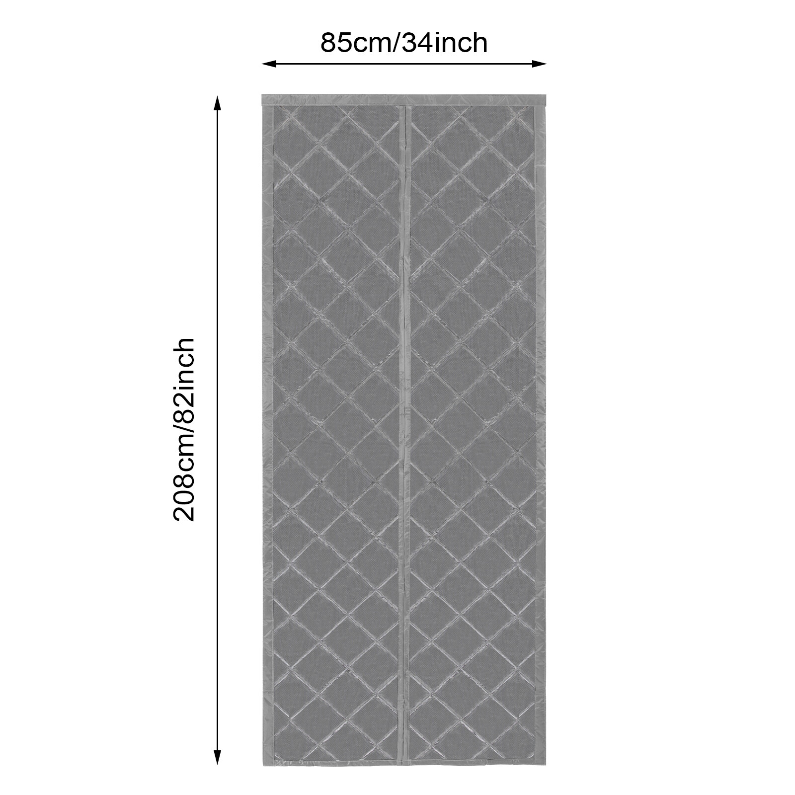 Magnetic Thermal Insulated Door Curtain Window Door Room Divider 34x82inch
