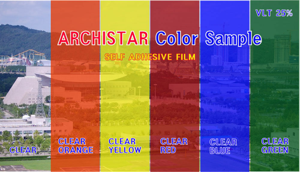 YELLOW PROLINE WINDOW FILM DECORATIVE GRAPHIC GLASS SUN TRANSPARENT COLOR TINT