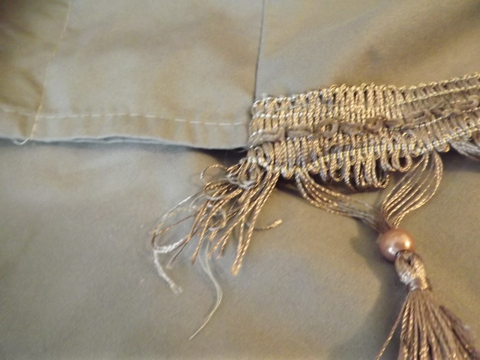 WATERFALL cascading CURVED VALANCE 2 rod pockets STEEL GRAY 8 available