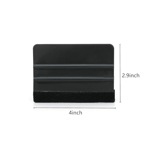 4Piece Plastic Squeegee Set, 8IN/6IN/5IN/4IN, Window Tint Squeegee 4colors