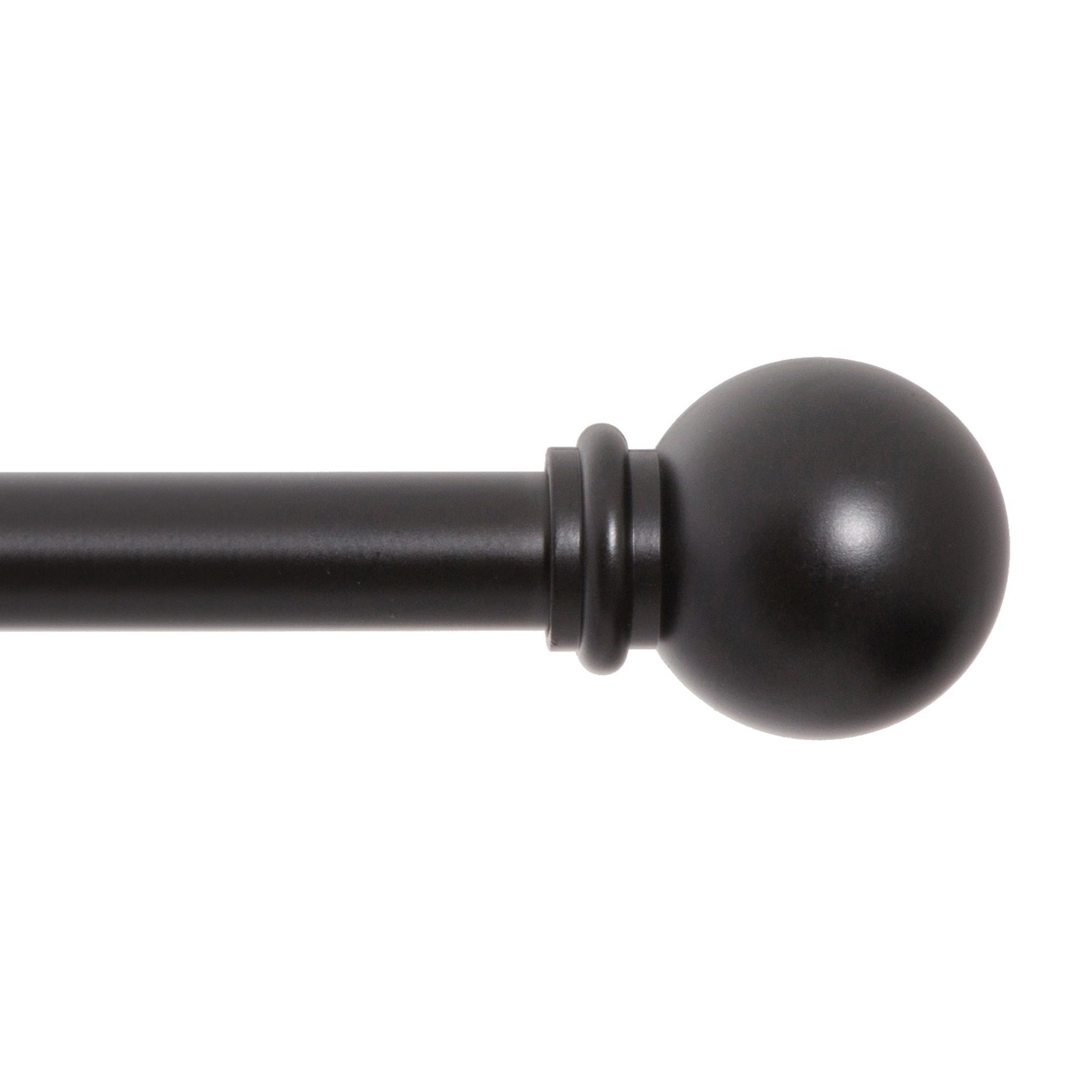 Kenney Chelsea Ball End Window Curtain Rod – Adjustable for Windows 48 to 86 Inc